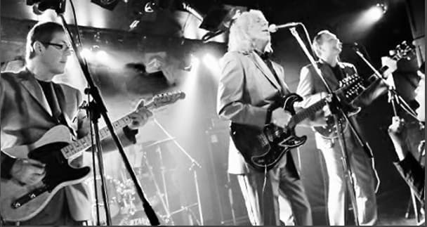 The Pleasers performing live
