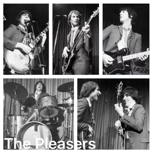 The Pleasers live performance archive collage